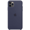 Apple - Coques iPhone 11 Pro Max en silicone - Bleu Nuit