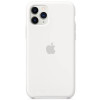 Apple - Coques iPhone 11 Pro en silicone - Blanc