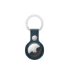 Porte-clés Apple AirTag en cuir bleu baltique