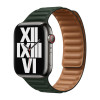 Apple Bracelet cuir Apple Watch S/M 38mm / 40mm / 41mm - Sequoia Green