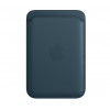 Apple MagSafe (1er gén) - Portefeuille Apple en cuir pour iPhone - Baltic Blue