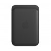 Apple MagSafe (1er gén) - Portefeuille Apple en cuir pour iPhone - noir