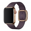 Apple - Bracelet Apple Watch 38mm / 40mm - Boucle moderne - Medium - Aubergine