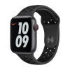 Apple Bracelet sport Nike Apple Watch 42mm / 44mm / 45mm / 49mm - Anthracite / Noir