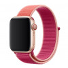 Apple - Bracelet Apple Watch 38mm / 40mm - Boucle Sport respirante - Pomegranate / Grenadine
