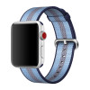 Apple Bracelet en nylon tissé pour Apple Watch 38mm / 40mm / 41mm - Midnight Blue