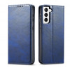 Casecentive - Étui portefeuille en cuir Galaxy S21 Plus bleu