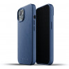 Mujjo - Coque cuir iPhone 13 Mini - Bleu