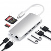 Satechi Adaptateur - Thunderbolt USB-C Multi-Ports 4K Ethernet - Argent