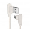  SBS - Câble Micro USB écologique 1 mètre - Blanc 