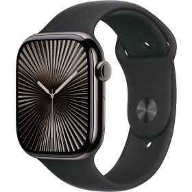 Apple Bracelet Sport Apple Watch 44 mm / 45 mm / 46 mm / 49 mm Noir – Taille S/M