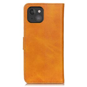 Casecentive - Étui portefeuille iPhone 13 Mini magnétique - Marron / Brun