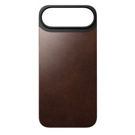 Coque en Cuir Magnétique Nomad pour iPhone Air – Marron Rustique Horween