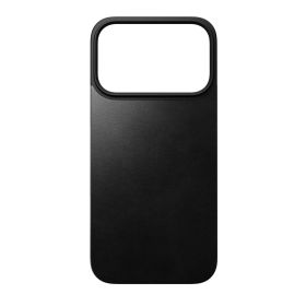 Coque en cuir Magnétique Nomad iPhone 17 Pro – Noir Horween