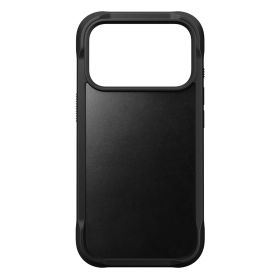 Coque en Cuir Robuste Nomad pour iPhone 17 Pro – Noir Horween