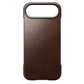 Coque en Cuir Traditionnelle Nomad iPhone 17 Air – Marron Rustique