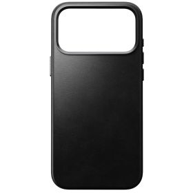 Coque en Cuir Traditionnelle Nomad iPhone 17 Pro Max – Noir Horween