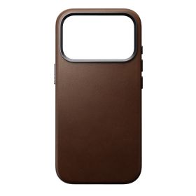 Nomad Coque en Cuir Traditionnelle iPhone 17 Pro – Marron