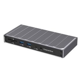 Casecentive Station d’accueil USB-C DisplayLink 13-en-1