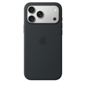 Coque en Silicone Apple MagSafe iPhone 17 Pro Max Noir