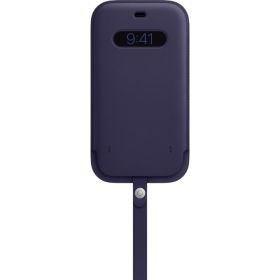 Apple Housse en Cuir MagSafe pour iPhone 12 Pro Max - Violet