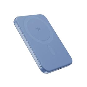 Epico UltraPack Qi2 Slim 5000mAh Aluminium Mag+ Wireless Power Bank Light Blue