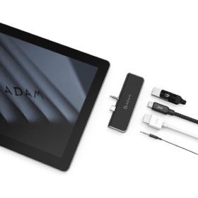 ADAM elements CASA Hub S4 Adaptateur USB-C 3.1 4 port Surface Go - Noir
