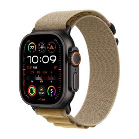 Apple Alpine Loop Apple Watch 44mm / 45mm / 46mm / 49mm Tan/Noir Small