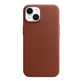 Apple Coque en cuir iPhone 14 Plus Umber