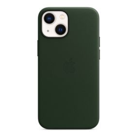 Apple Coque Cuir MagSafe iPhone 13 Mini Sequoia Green
