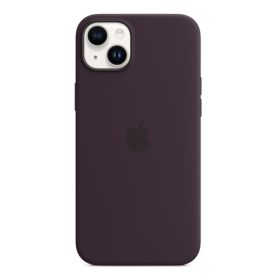 Apple Coque en silicone avec MagSafe pour iPhone 14 - Elderberry