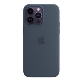 Apple Coque Silicone MagSafe iPhone 14 Pro Max Storm Blue
