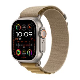 Apple Alpine Loop Apple Watch 44mm / 45mm / 46mm / 49mm Natural/Titanium Medium