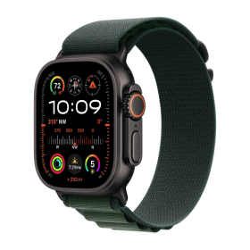 Bracelet Alpine Loop Apple Watch 44mm / 45mm / 46mm / 49mm – Vert Foncé Taille S