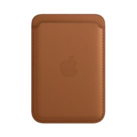 Apple MagSafe (1er gén) - Portefeuille Apple en cuir pour iPhone - Saddle Brown
