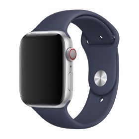 Apple Bracelet Sport Apple Watch 42mm / 44mm / 45mm / 49mm - Bleu nuit 2ème Gen
