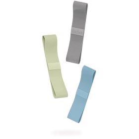 Bala Bandes – Lot de 3 – Couleurs Charbon / Rose poudré / Sable