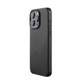 Mujjo Leather Case with MagSafe iPhone 15 Pro Max Noir
