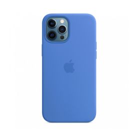 Apple Coque Silicone MagSafe iPhone 12 Pro Max Capri Blue