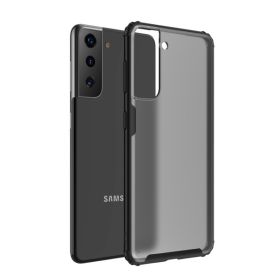 Casecentive - Coque Antichoc Samsung Galaxy S21 Plus - Noire Mat