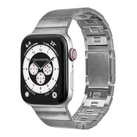 LAUT Bracelet en Acier Inoxydable Links 2.0 pour Apple Watch 42mm / 44mm / 45mm / 49mm - Argent