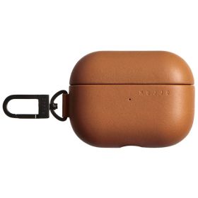 Mujjo Coque en Cuir Echelon pour AirPods Pro (1 & 2) - Tanné