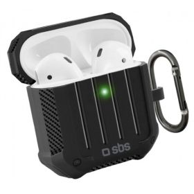 SBS Coque AirPods Antichoc - 1/2 Noir