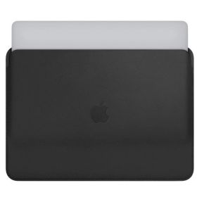 Apple Housse en Cuir MacBook Pro 16 pouces Noir