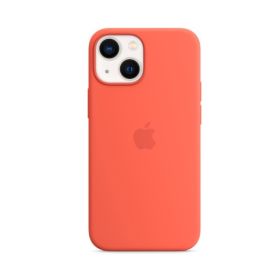 Apple Coque MagSafe en silicone iPhone 13 Mini Nectarine