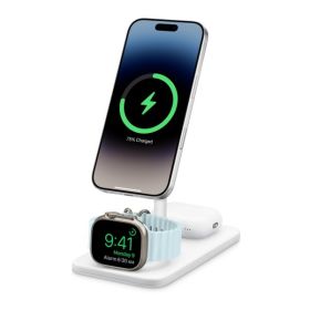  Twelve South Socle de Charge 3-en-1 HiRise 3 Deluxe  - Blanc