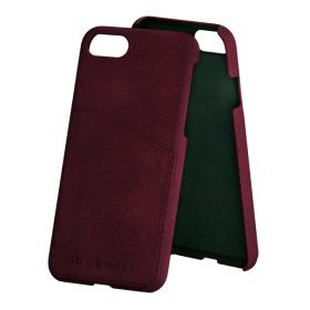Bugatti Londra Coque Ultrasuede iPhone 7/8/SE rouge