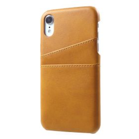 Casecentive Coque Dos Portefeuille iPhone XR Dorée