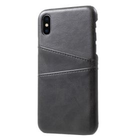 Casecentive Coque Dos Portefeuille iPhone X / XS Noire