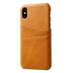 Casecentive Coque Dos Portefeuille iPhone X / XS Dorée